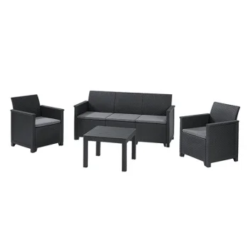 Baštenski set Elodie 3 seater, grafit CU 246150 Baštenski set Elodie 3 seater, grafit CU 246150